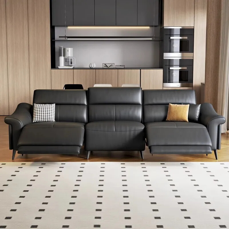 Italian Electric Recliner Sofa Ref-3C753A40