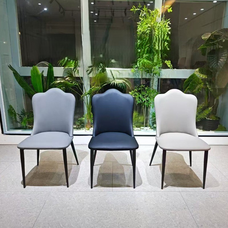 PRE ORDER / BTO PACKAGE - A - DINING CHAIR - Minimalist dining chair Italian restaurant home small apartment Internet celebrity style 