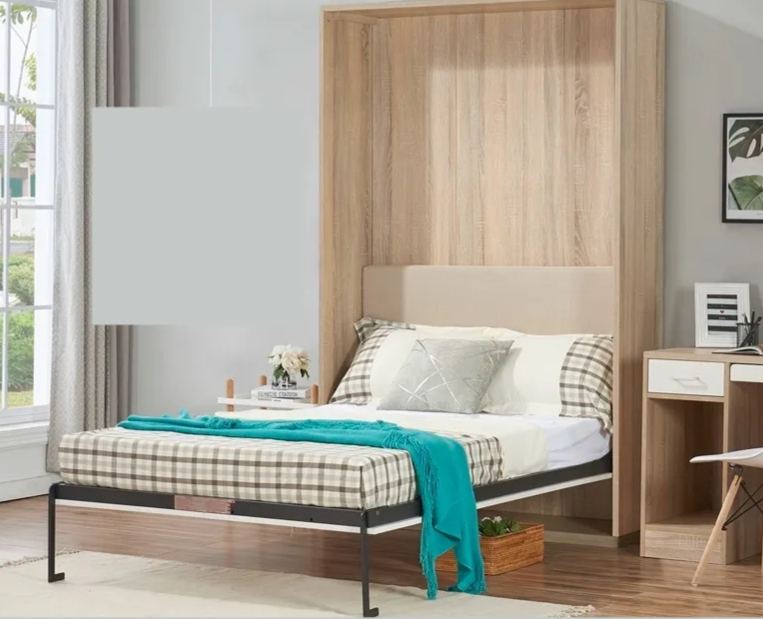 [Pre-order] Automatic rollover folding invisible bed Small unit multi-function hidden wall wall bed Murphy bed invisible bed hardware accessories-Smart-Living