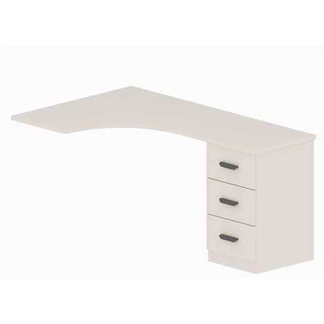 [Pre-order] Cream style solid wood bed and table combination for small household use, including high and low beds for students and children, and a desk with a bunk bed underneath-Smart-Living