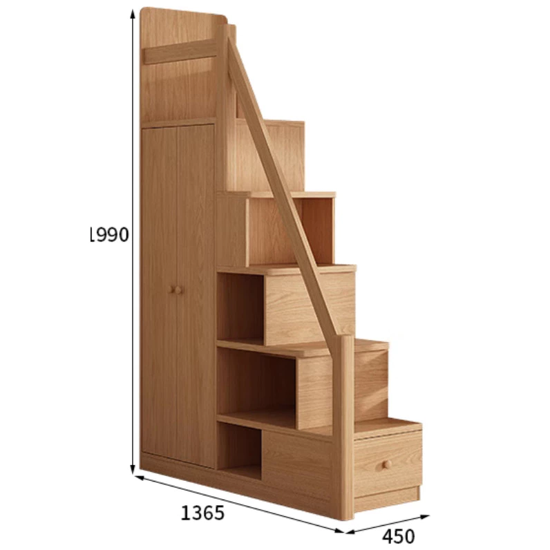 [Pre-order] Bed and table, home use, adult and child combination bed, integrated bunk bed, double layered bunk bed, high and low bed with wardrobe, desk-Smart-Living