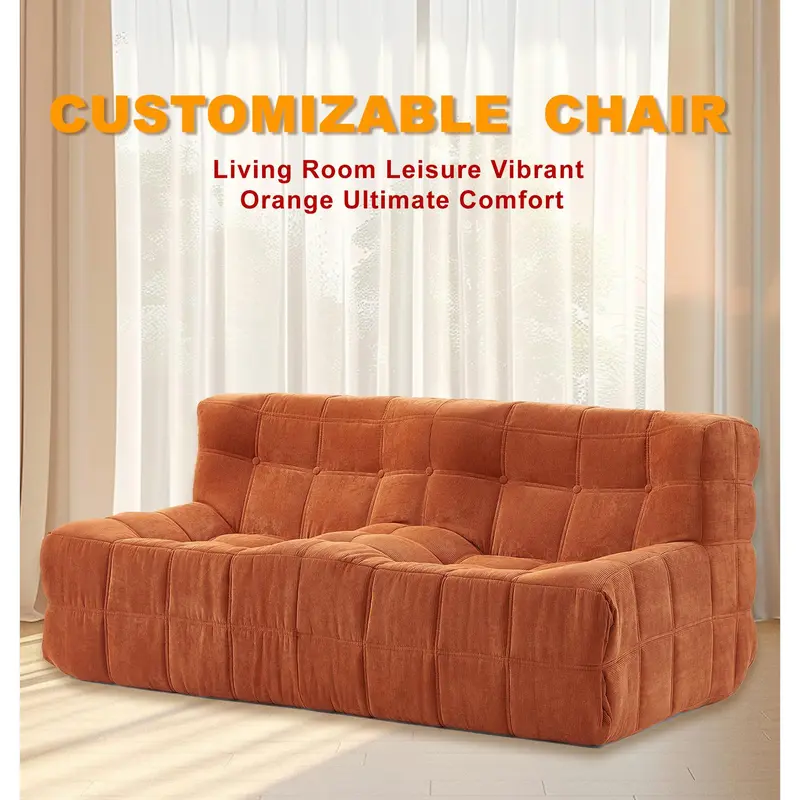 [PRE-ORDER] 2024 Modern Luxury Single Tatami Sofa Bed in Stylish Velvet Compressed Furniture Set for Living Room for Apartment Mall Hotel