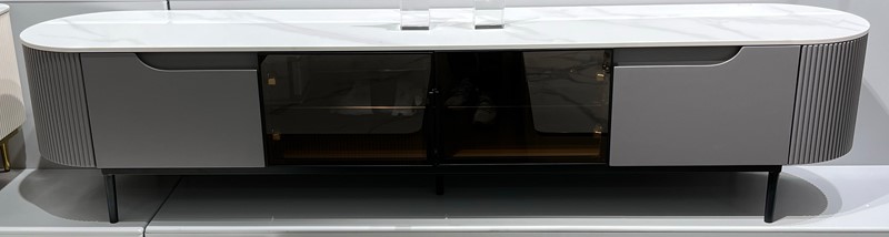 PRE ORDER / BTO PACKAGE - A - TEA TABLE - Modern simple rock plate Tea table and TV stand cabinet combination living room home small apartment 