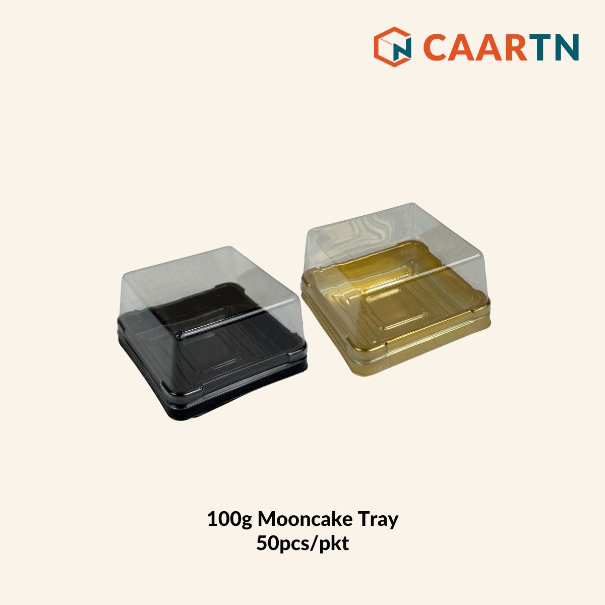 100g Mooncake Tray - 50pcs (2 colours)
