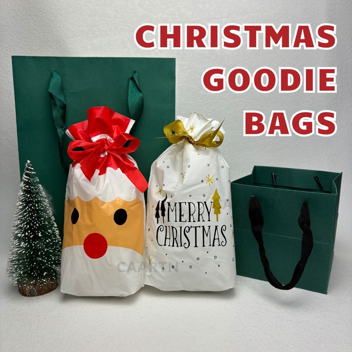 White Christmas Goodie Bag - 10pcs