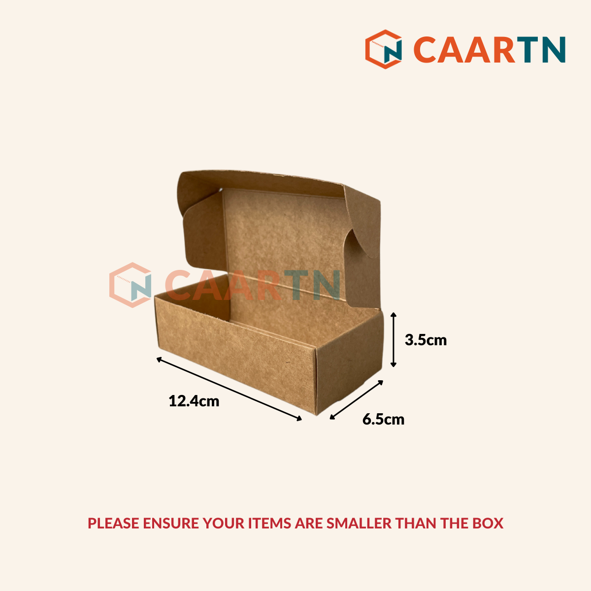 Flat Kraft Gift Box (M) - 10pcs/pkt