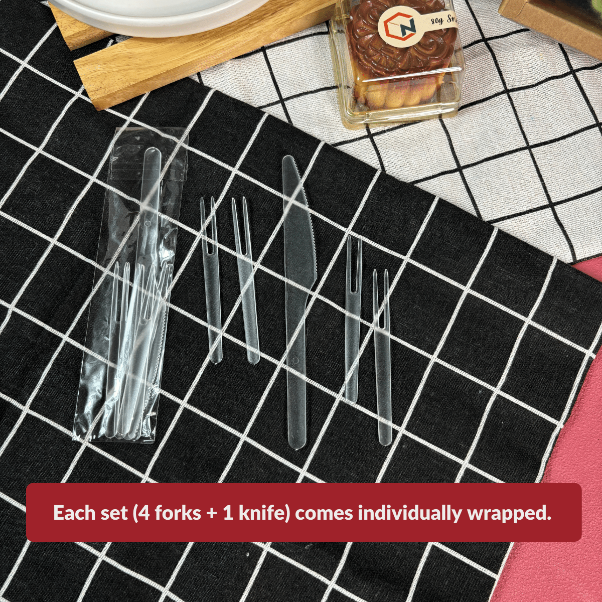 Disposable Knife and Fork Set