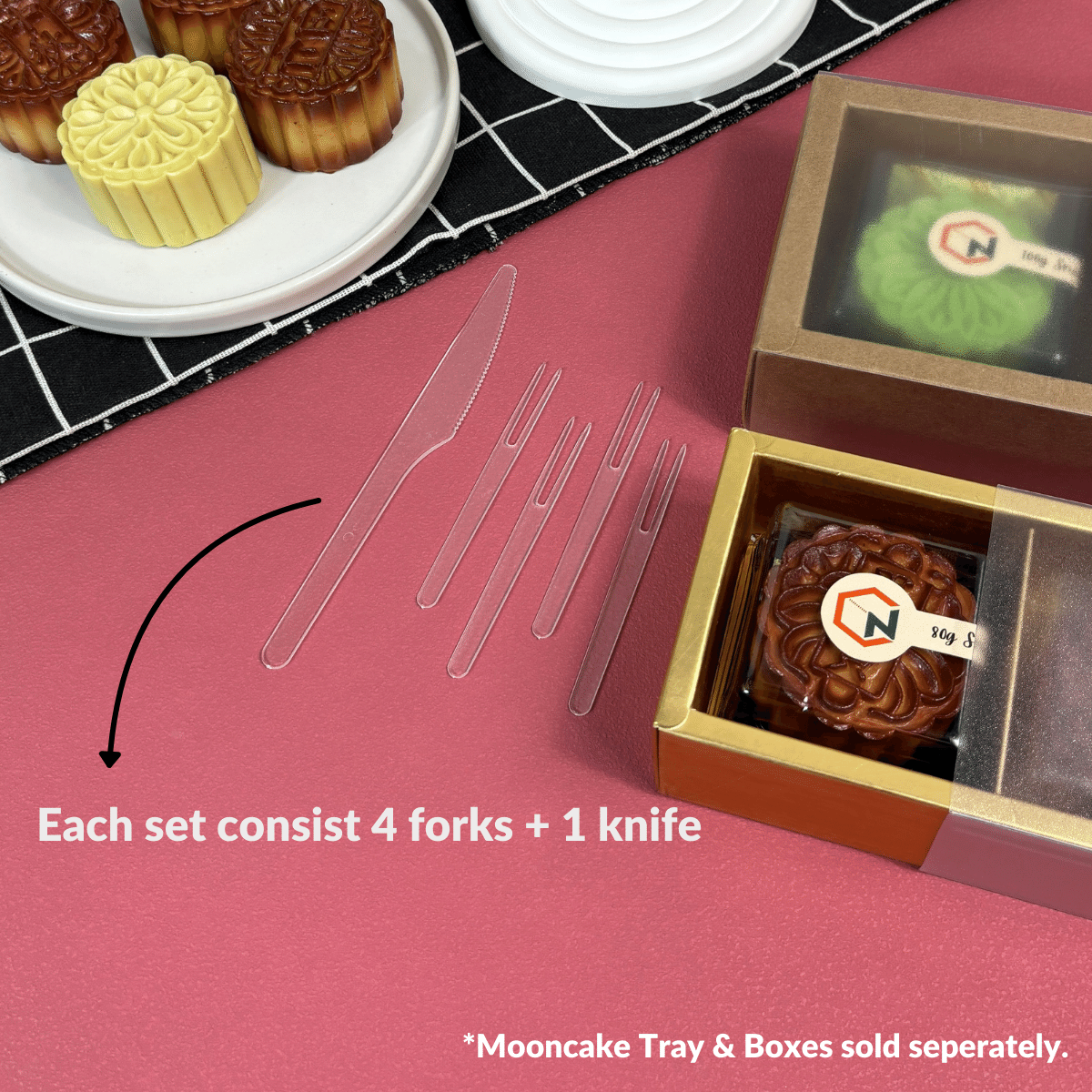 Disposable Knife and Fork Set