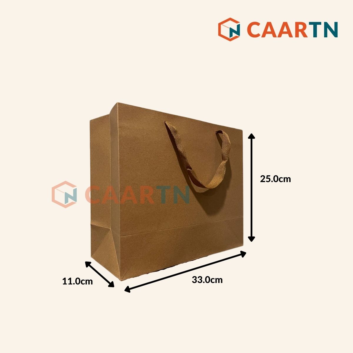 Kraft Rectangle Paper Bag Rec (L) 10pcs/pkt