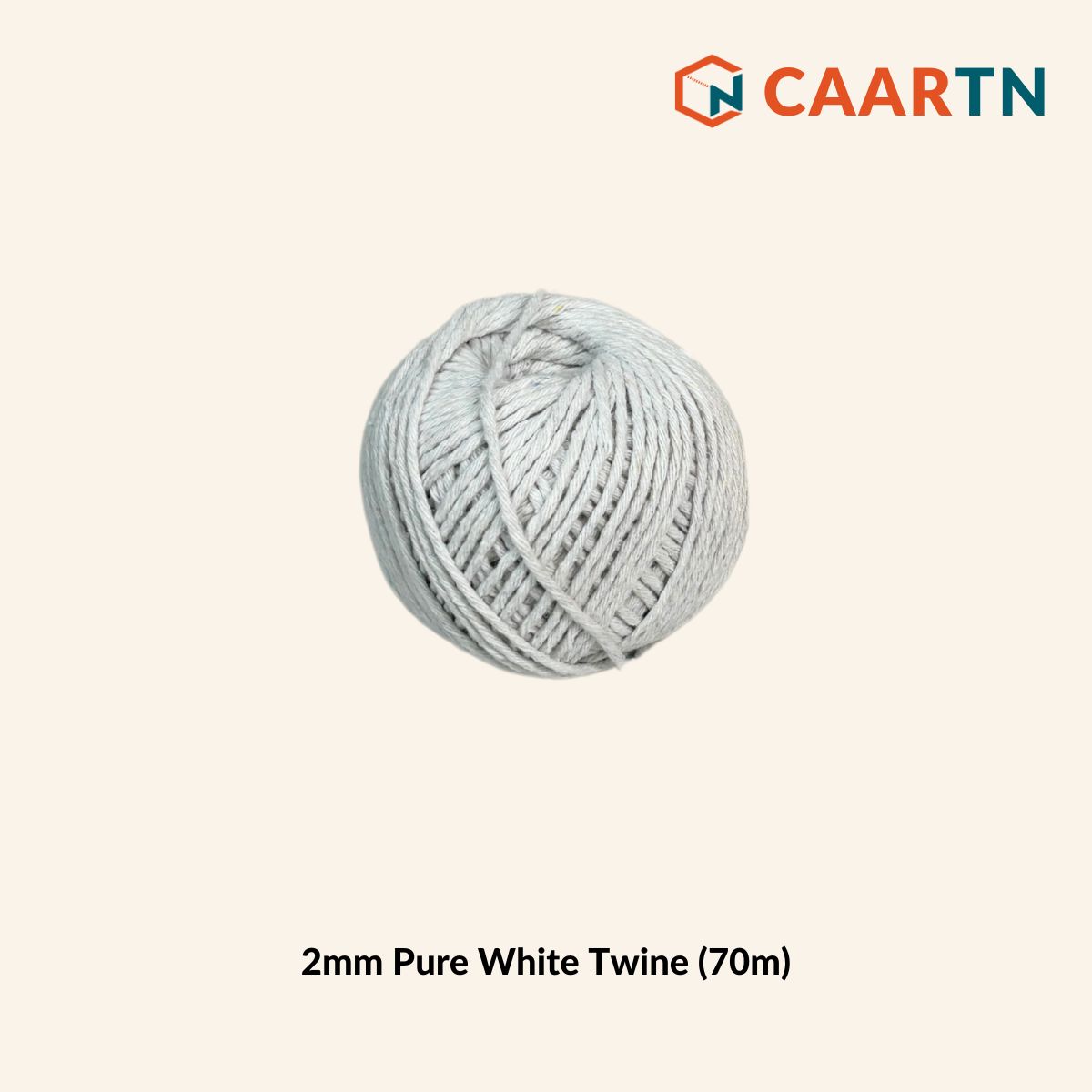 Pure White Twine - 70m