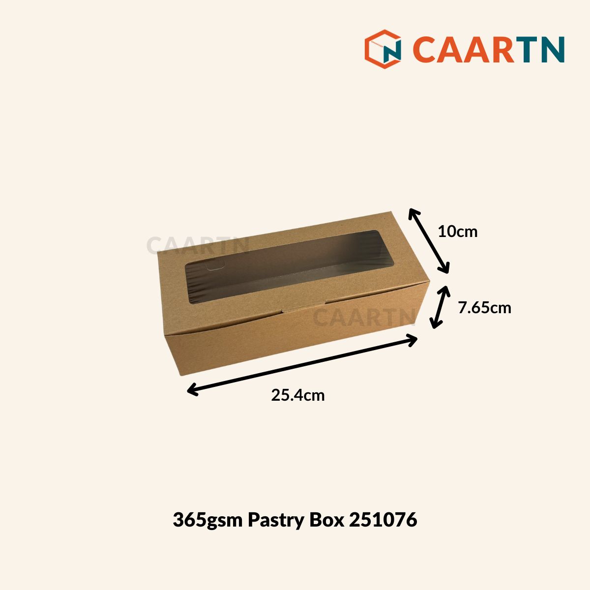 Rectangle Window Box 25.4x10x7.65cm (Oil-Proof)