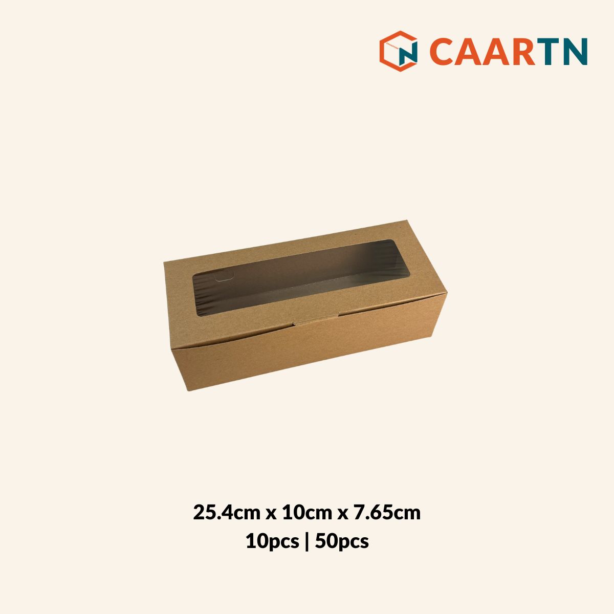 Rectangle Window Box 25.4x10x7.65cm (Oil-Proof)