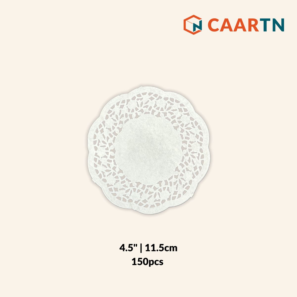 4.5" Paper Doilies - 150pcs
