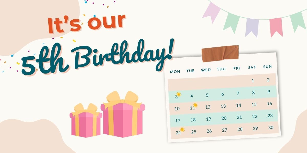 CAARTN's 5th Birthday Banner