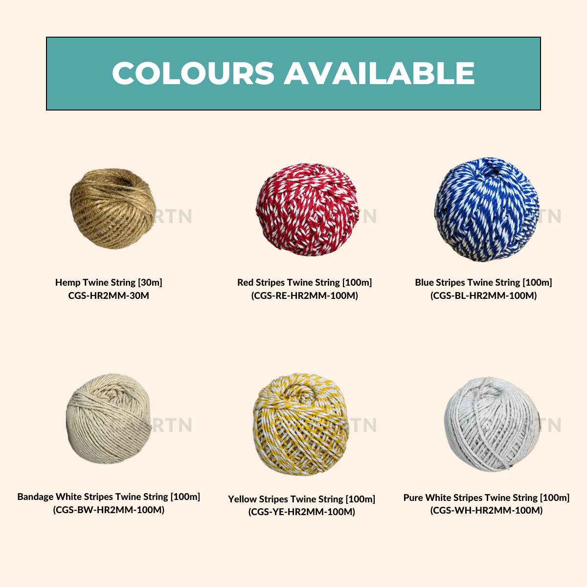 Bandage White Twine - 100m