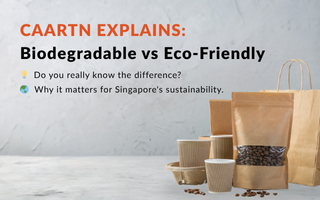Biodegradable vs Eco‑Friendly. Do you really know the difference? Why it matters for Singapore's sustainability.