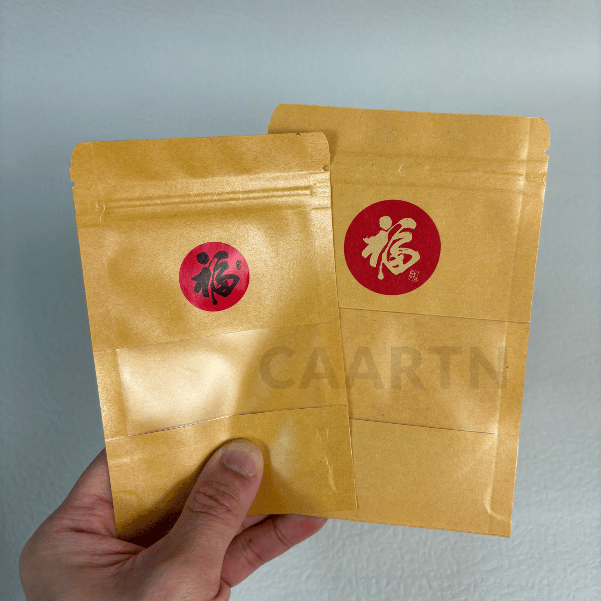 CNY Kraft Paper Sticker Labels