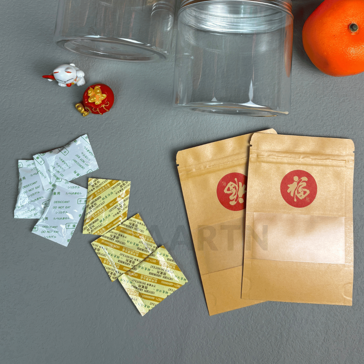 CNY Kraft Paper Sticker Labels