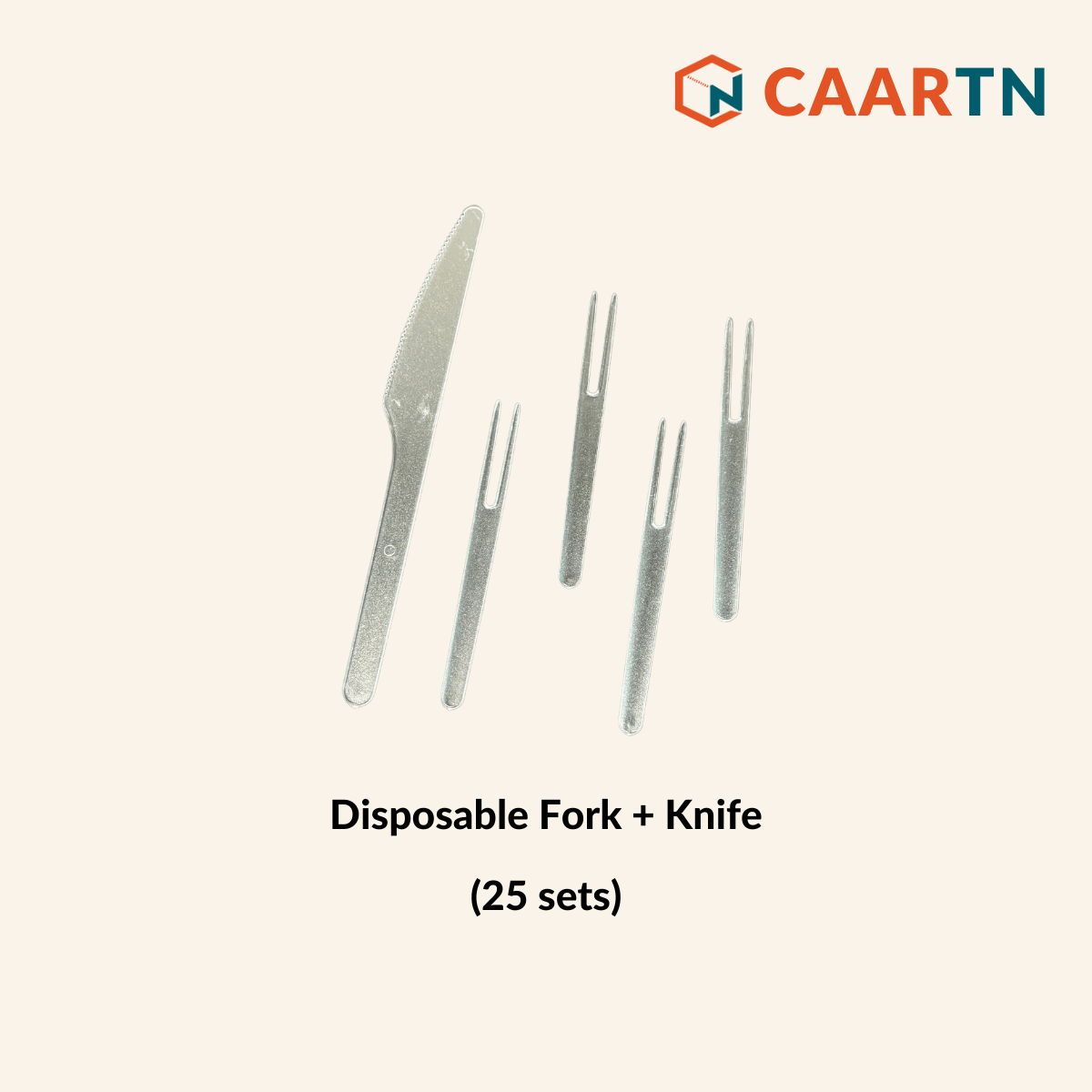 Disposable Knife and Fork Set