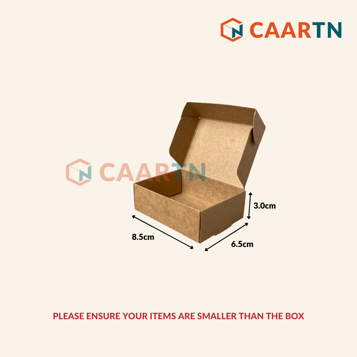 Flat Kraft Gift Box (S) - 10pcs/pkt