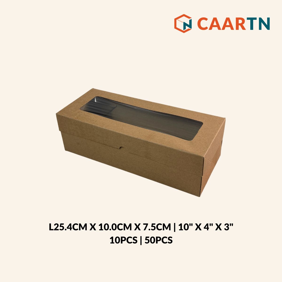 Rectangle Window Box 10" x 4" x 3" (Oil-Proof)