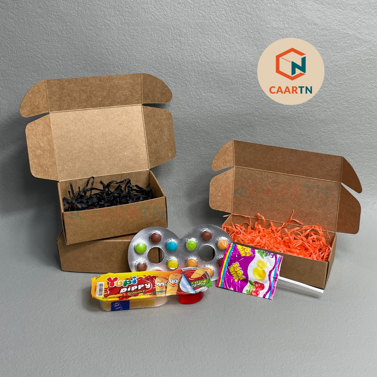 Mini Gift Kraft Box (L) - 10pcs/pkt