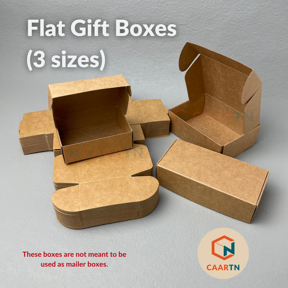 Mini Gift Kraft Box (L) - 10pcs/pkt