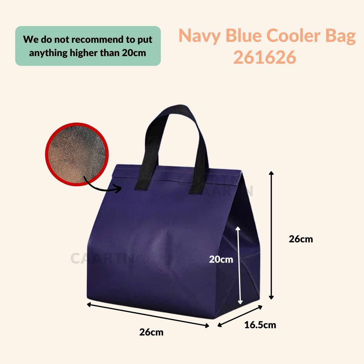 Aluminium Thermal Cooler Bag 261626