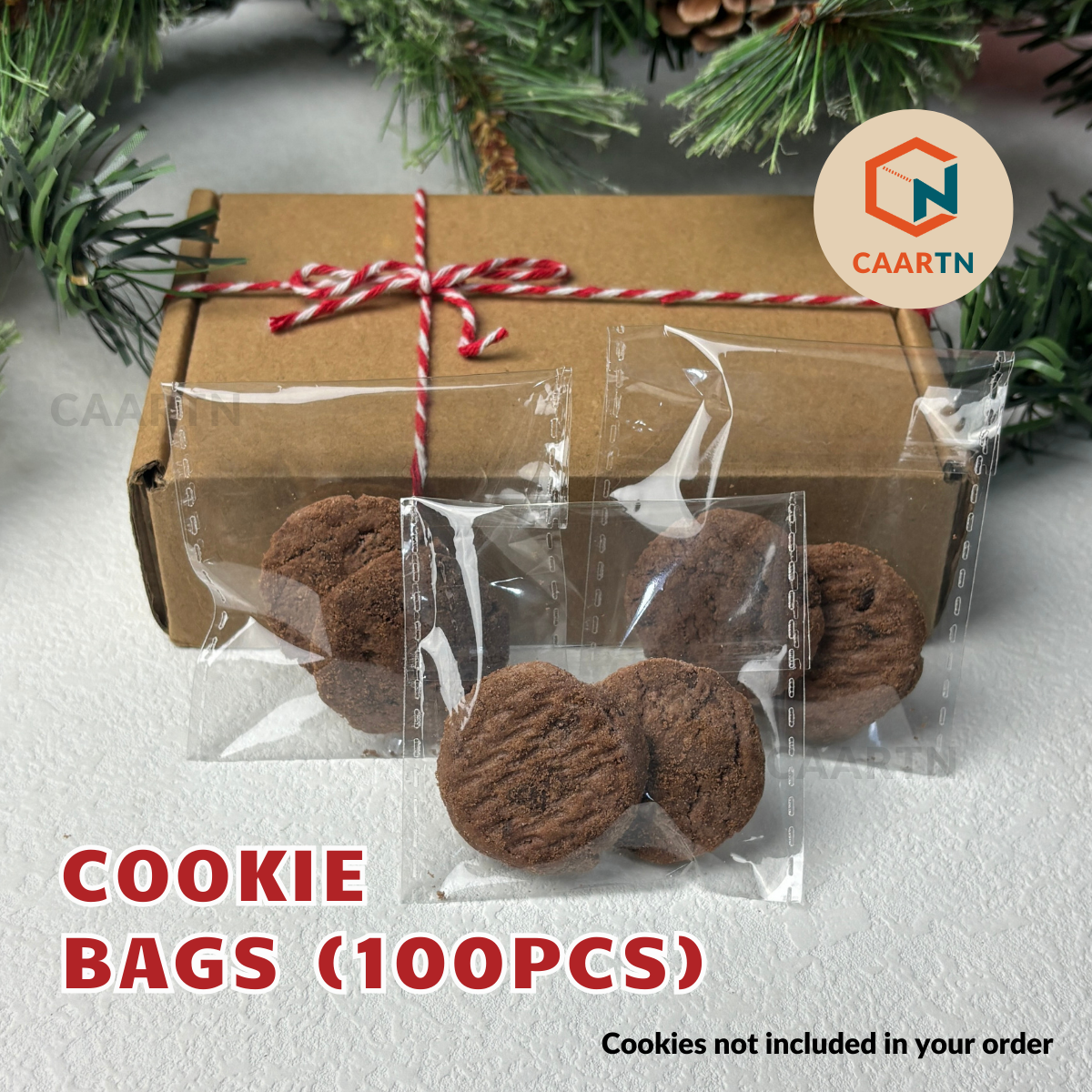 OPP Plastic Cookie Bags 070703 - 100pcs