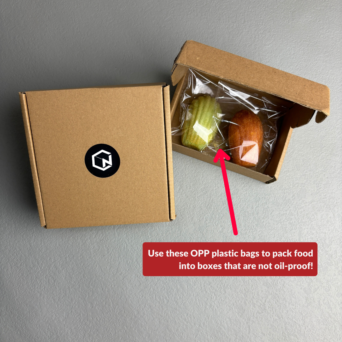 OPP Plastic Cookie Bags 070703 - 100pcs