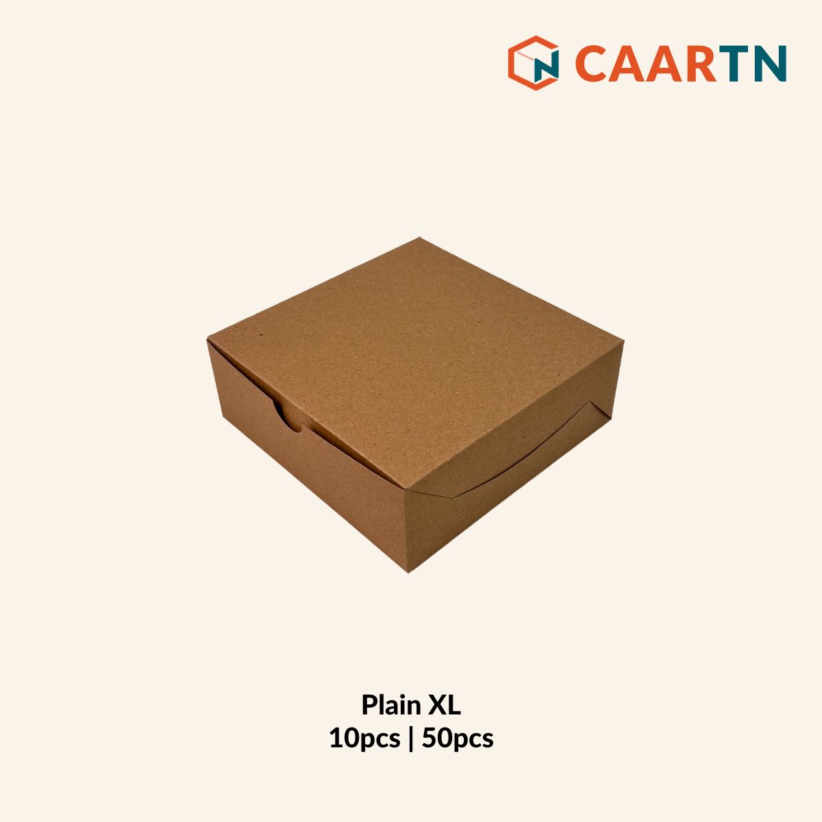 Food-safe Plain Square Box XL (2 colours)