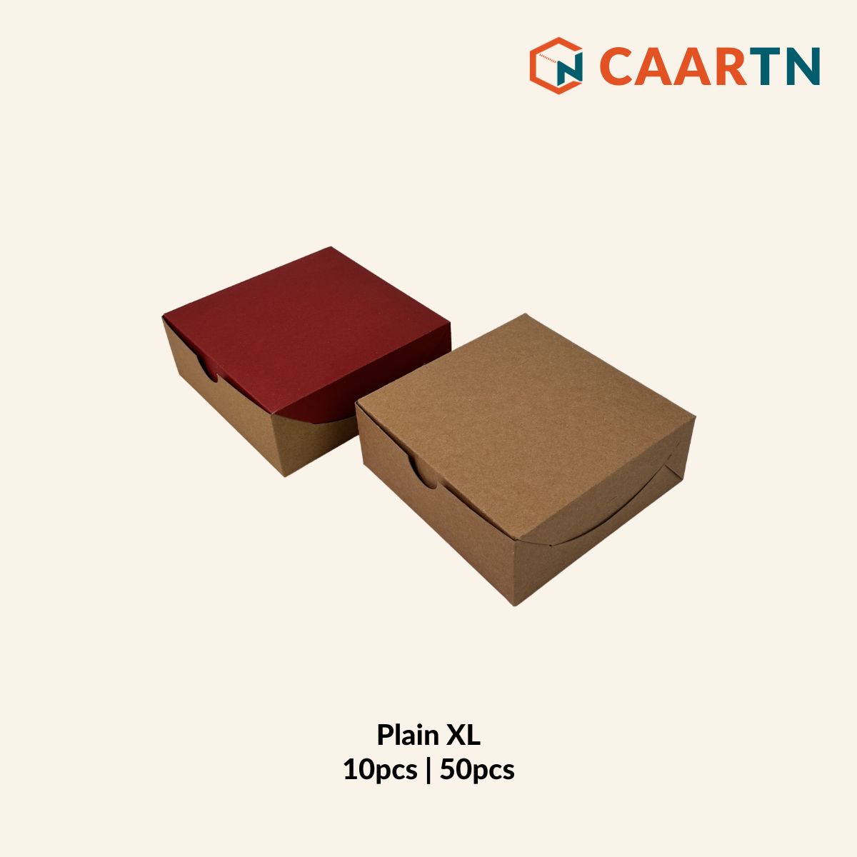 Food-safe Plain Square Box XL (2 colours)