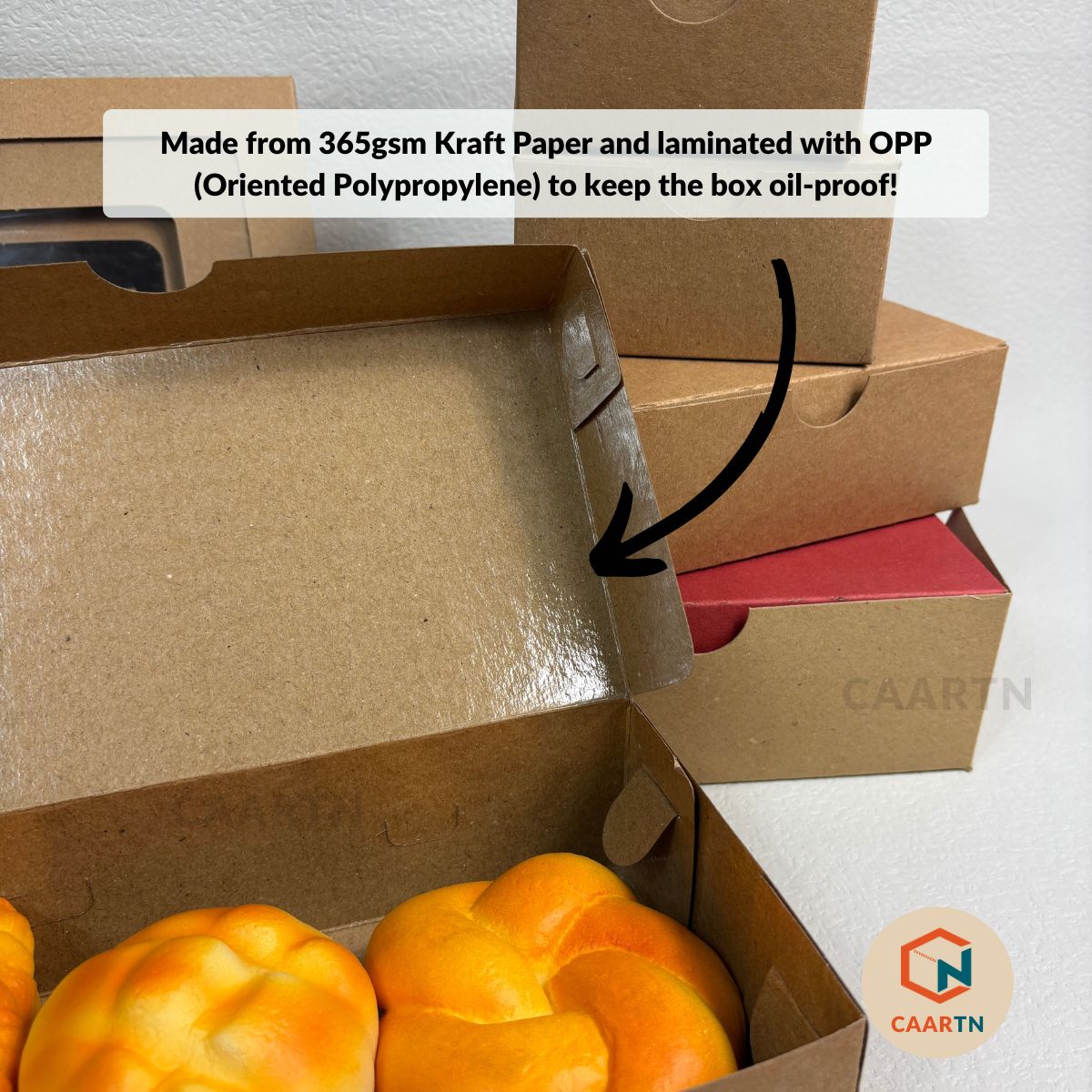 25cm Rectangle Window Box (Oil-Proof)