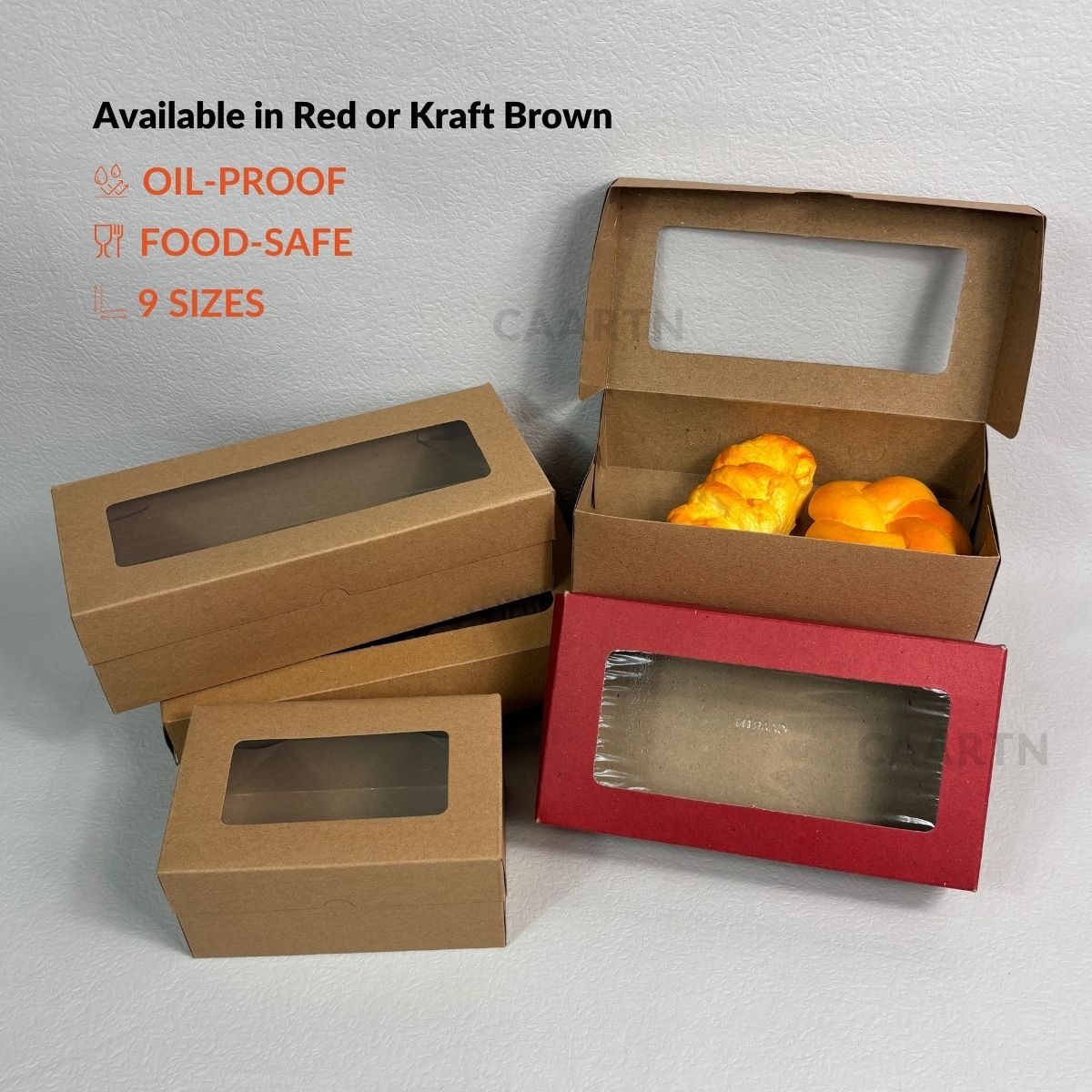 25cm Rectangle Window Box (Oil-Proof)