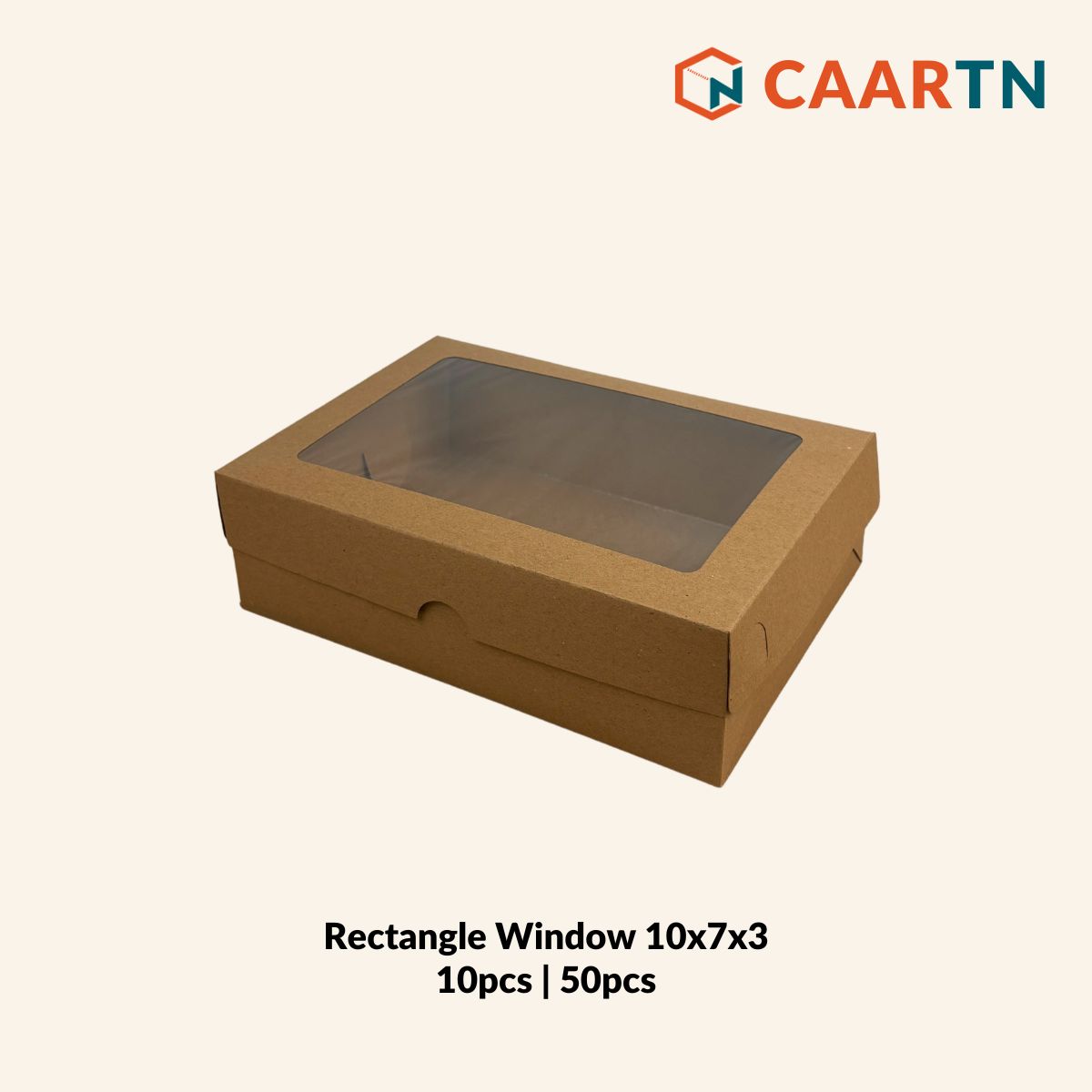 Rectangle Window Box 10" x 7" x 3" (Oil-Proof)