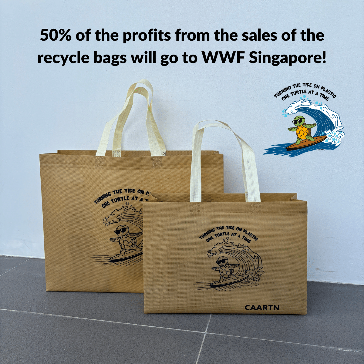 CAARTN Limited Edition Recycle Bag (Big)