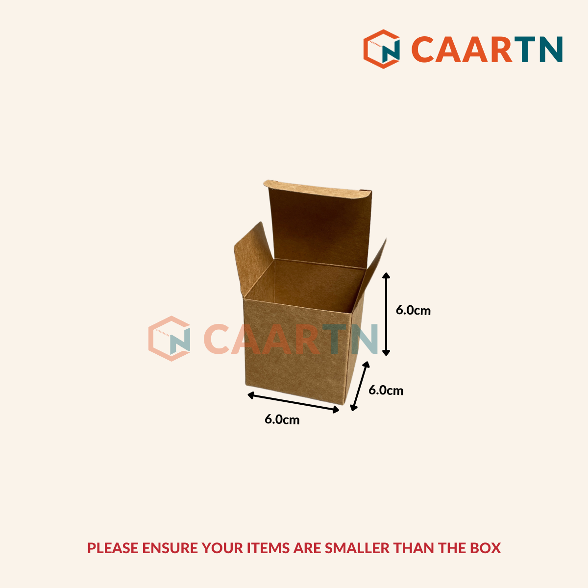Mini Kraft Packing Box 060606 - 10pcs/pkt
