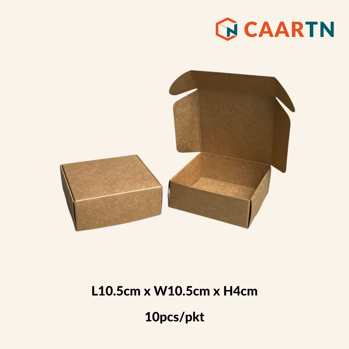 Mini Gift Kraft Box (L) - 10pcs/pkt