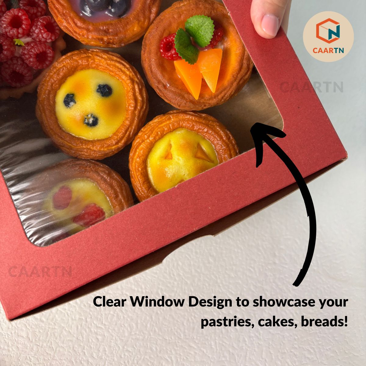 Food-safe Window Square Box M