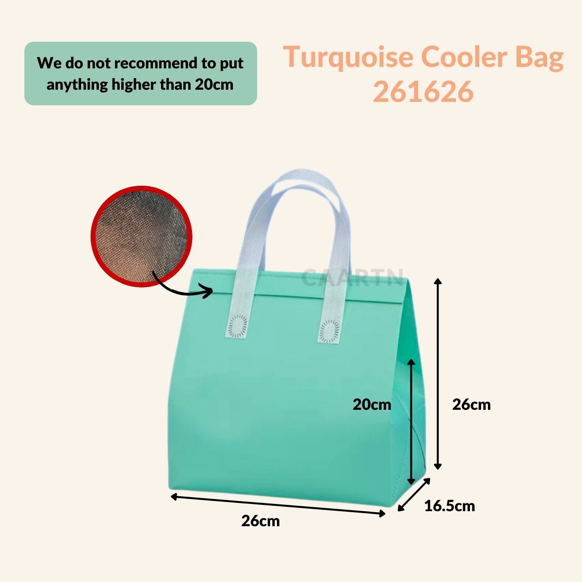 Aluminium Thermal Cooler Bag 261626
