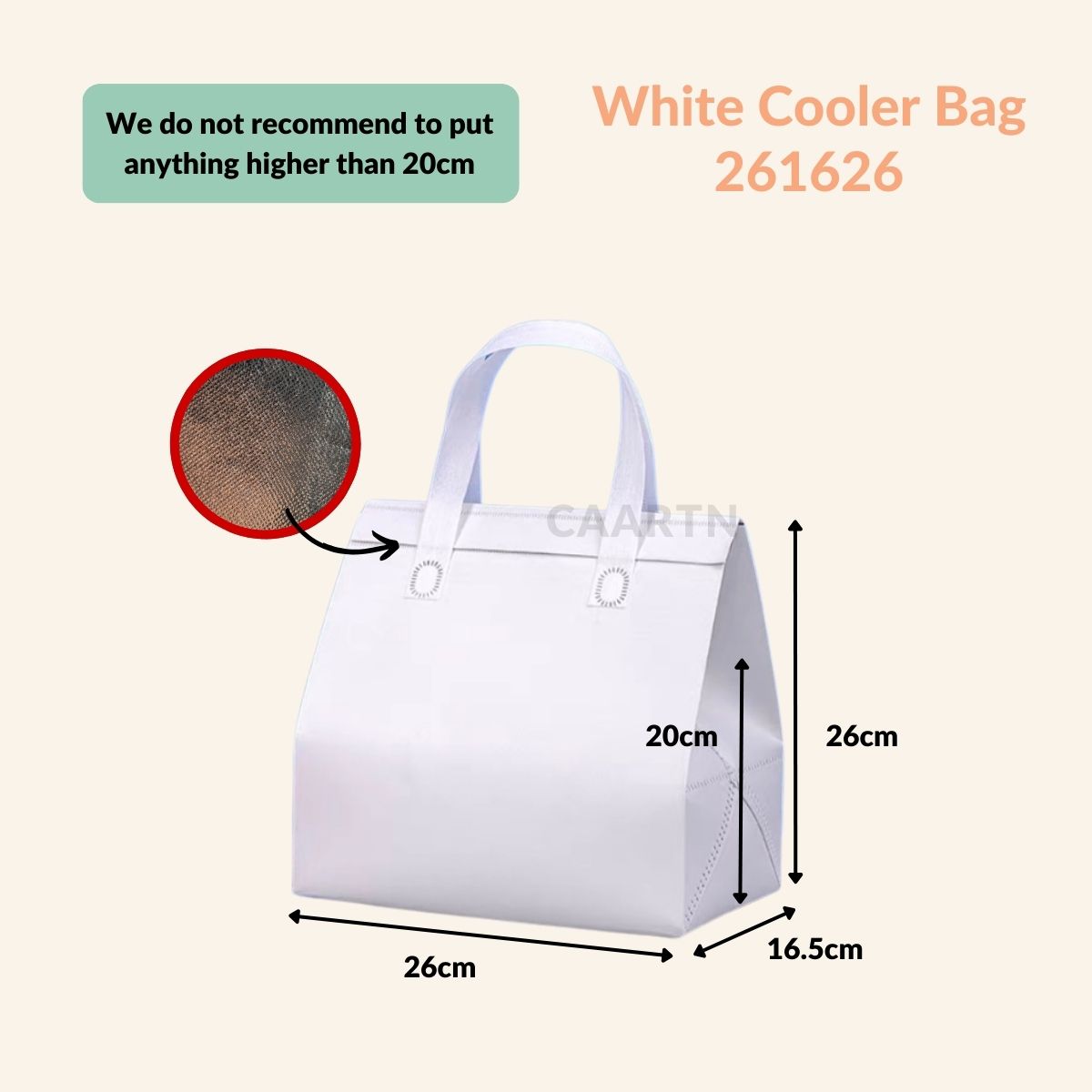 Aluminium Thermal Cooler Bag 261626