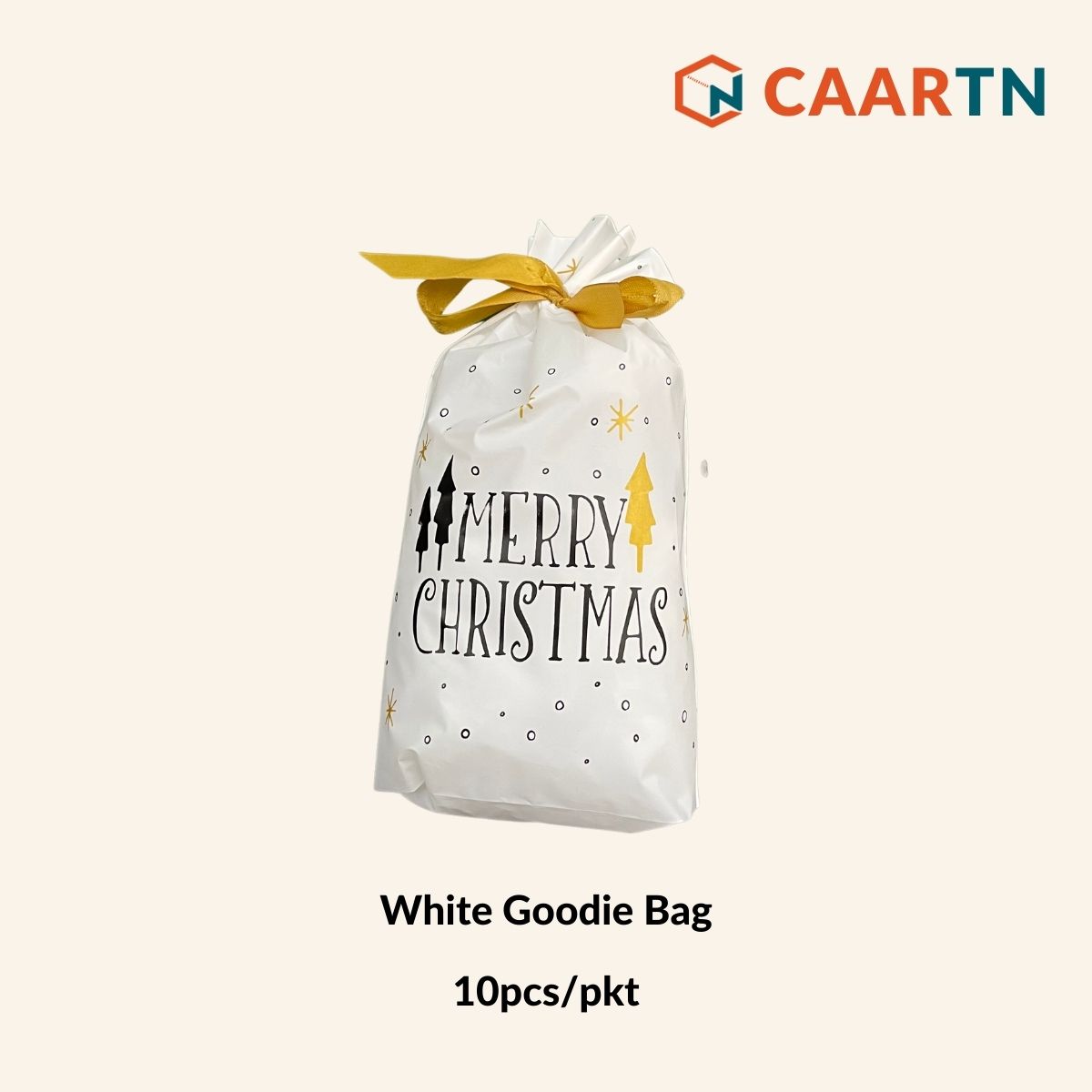 White Christmas Goodie Bag - 10pcs