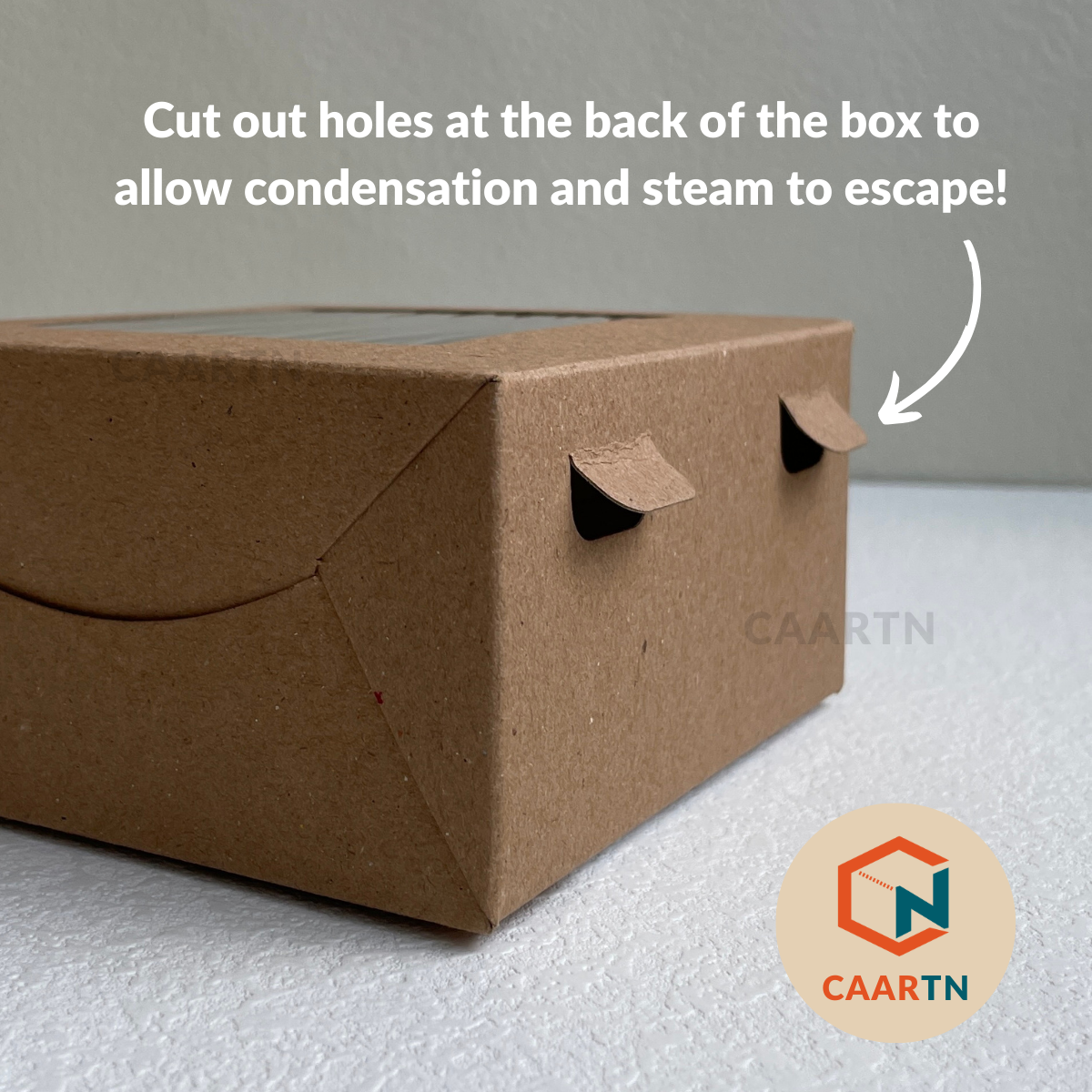 Food-safe Window Square Box XL (2 colours)