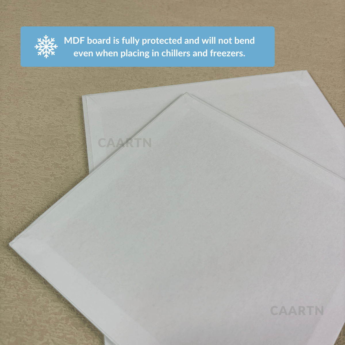 6" White Square Cake Board (5mm)