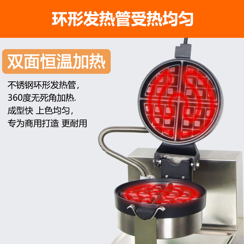 億貝斯特（EB）营业用圓形鬆餅機（EB-850S）