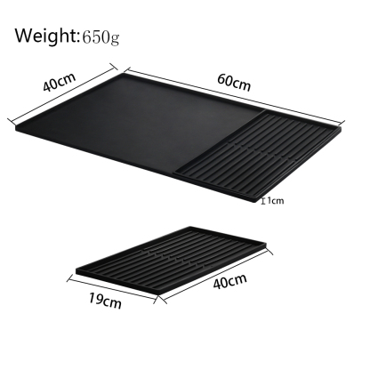  加厚意式咖啡機吧檯矽膠墊收納墊瀝水墊咖啡機桌墊