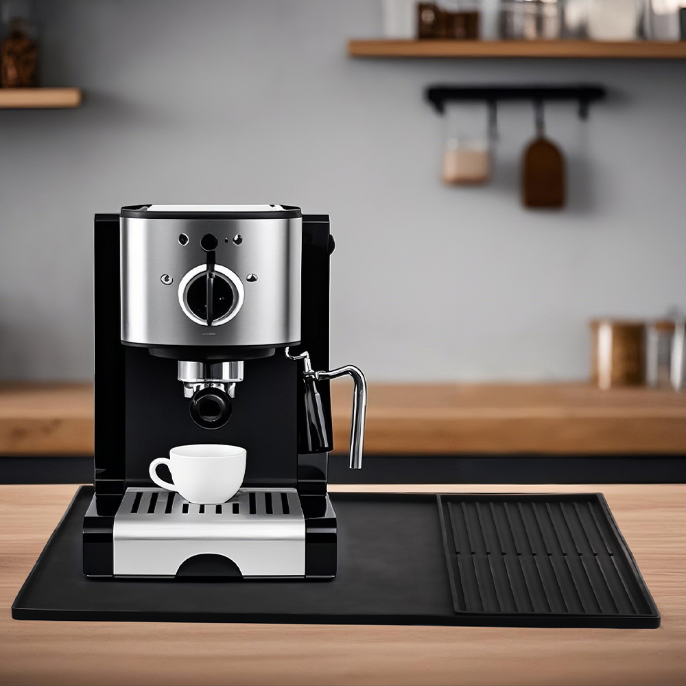  加厚意式咖啡機吧檯矽膠墊收納墊瀝水墊咖啡機桌墊