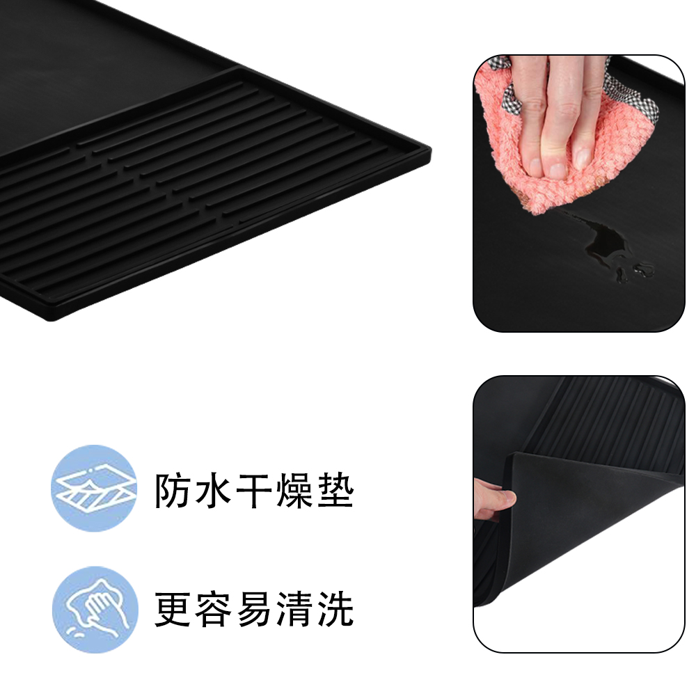  加厚意式咖啡機吧檯矽膠墊收納墊瀝水墊咖啡機桌墊