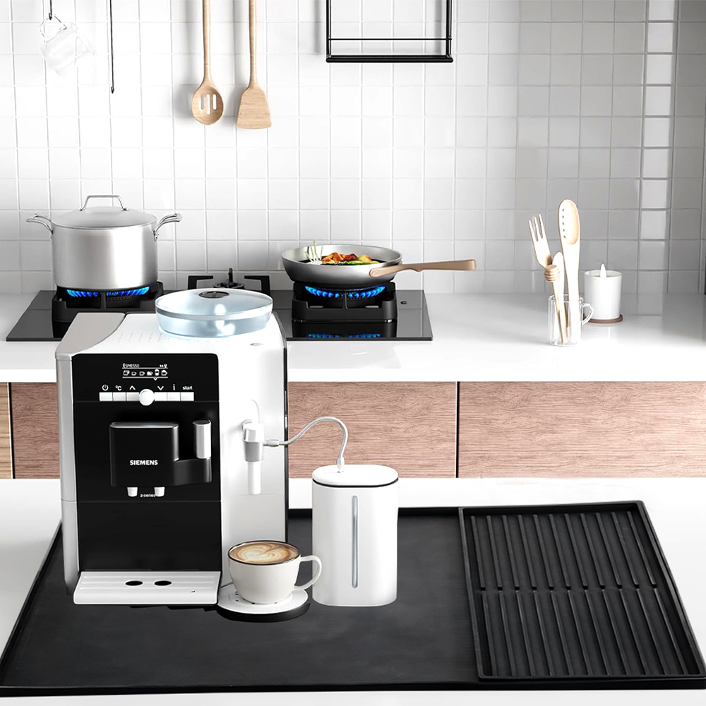  加厚意式咖啡機吧檯矽膠墊收納墊瀝水墊咖啡機桌墊