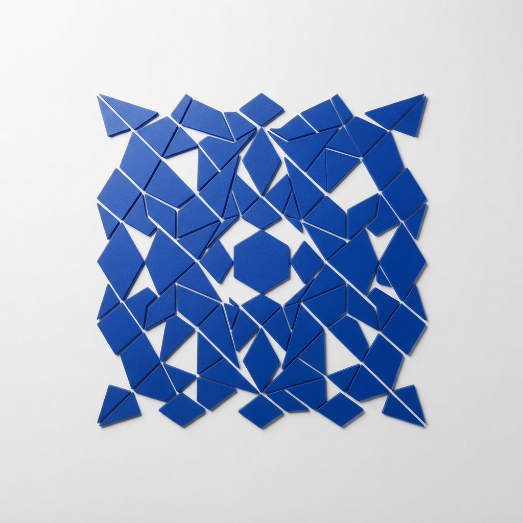 Graffiti letter vinyl wall sticker set in royal blue